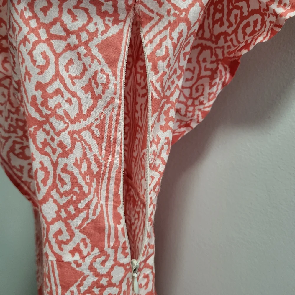 Beyond By Vera 1817 Ella Maxi Dress Basilica Peach Pondicherry Size XS READ - Picture 9 of 9